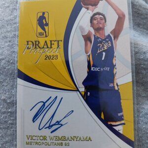2023 Draft Prospect Victor Wembanyama Auto Rookie